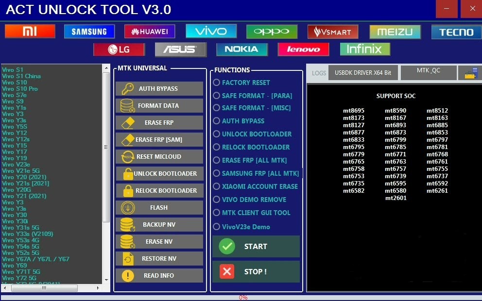 联发科海外解锁工具UnlockV3.0