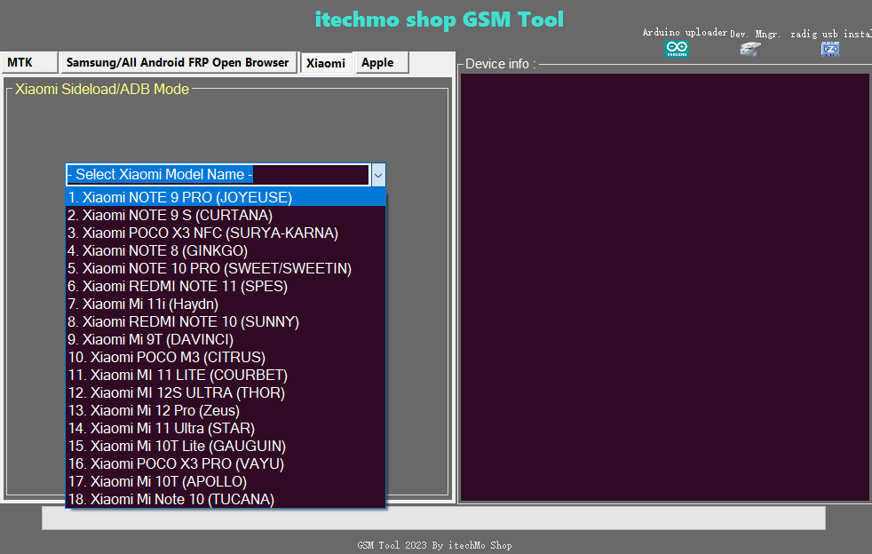 图片[3]-刷机解锁救砖支持型号千余种功能强大iTechmo GSMTool